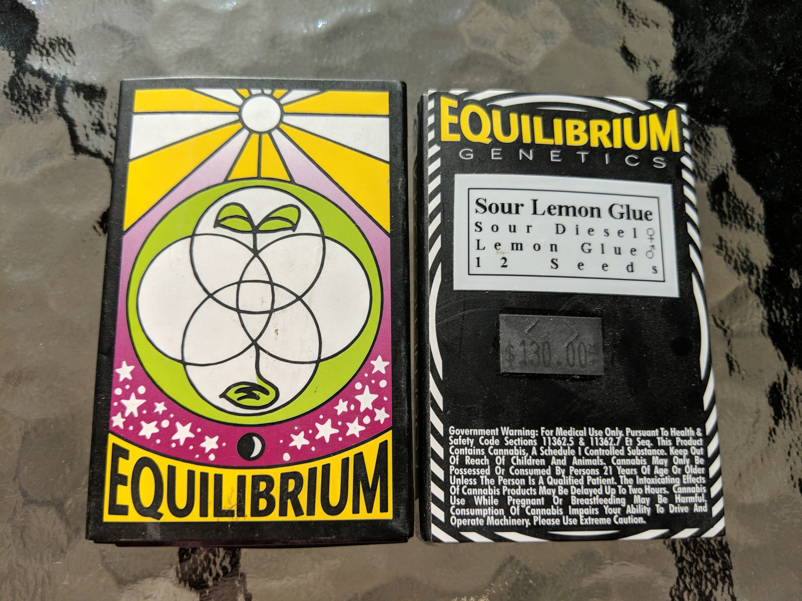 Equilibrium genetics sour lemon glue 12 regular seeds 
