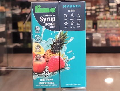 Lime Fruit Punch Live Resin Syrup 1000mg Tincture