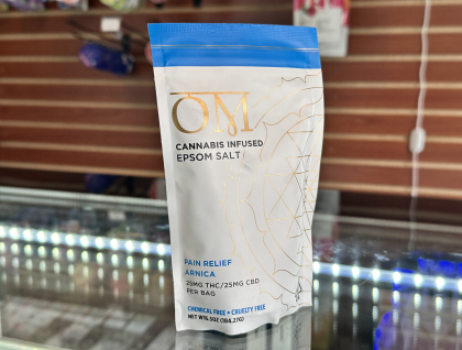 OM Arnica Pain Relief Epsom Salt 25mg THC/CBD PROMO