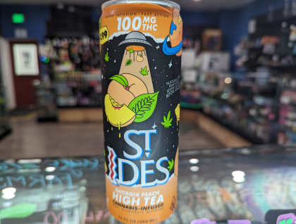 ST. Ides Georgia Peach 12oz 100mg High Tea Beverage