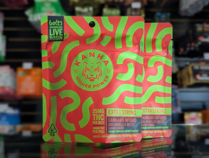 Kanha Nano Solventless Rosin Belts  Cherry Limeade 100mg Edibles