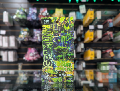 Gramlin Sour Apple Pie 1g All In One Cartridge