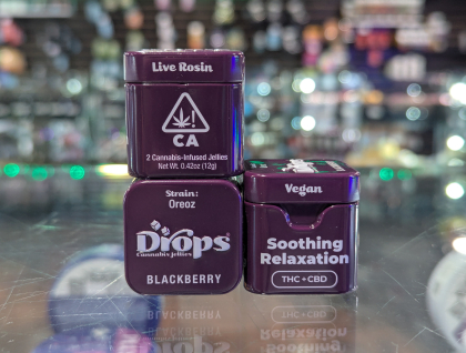 Drops Blackberry Soothing Relaxation 100mg THC : 200mg 2pc Gummies