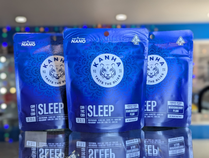 Kanha Nano Sleep Marionberry Plum 3:2:1 CBN/THC/CBD 100mg Gummies