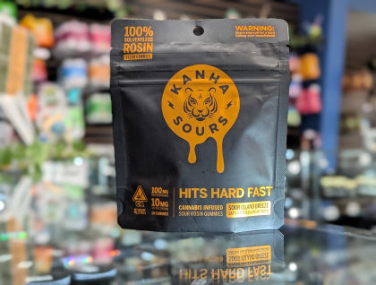 Kanha Rosin Sour Island Breeze 100mg Edibles