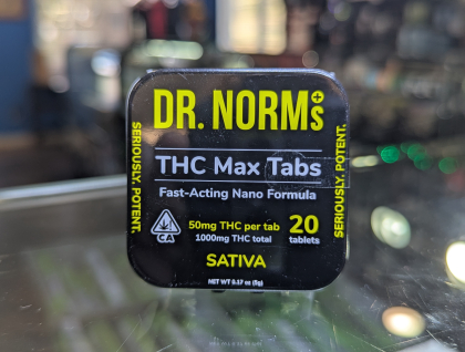 Dr. Norm's Max THC 1000mg Sativa Tablets