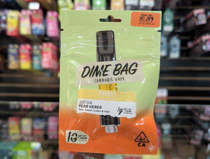 Dime Bag Pear Herer 1g Cartridge