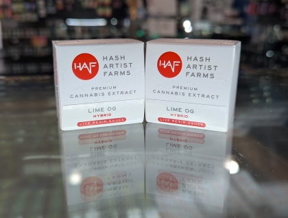 Hash Artist Farms Lime OG 1g Concentrate