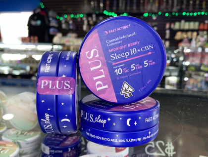 Plus Midnight Berry Sleep Gummies 200mg Edibles
